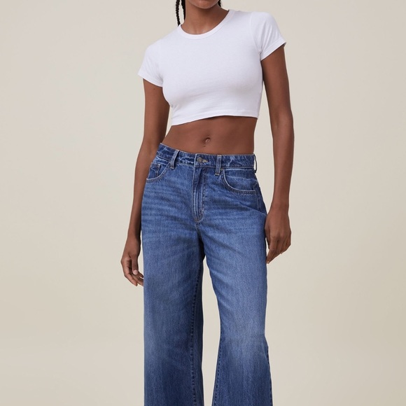 Cotton On relaxed wide leg Jeans  size‎ 12 - Picture 2 of 6